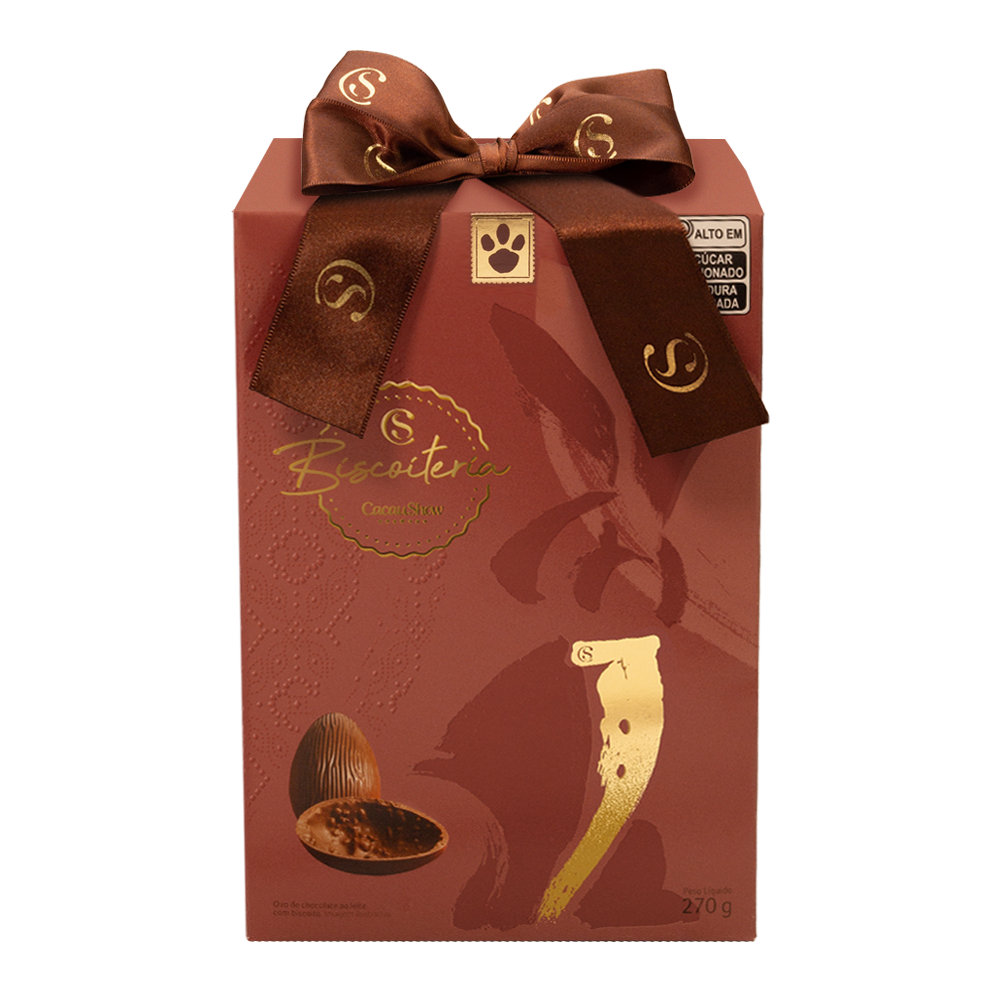 Ovo de Páscoa Biscoiteria ao Leite 270g
